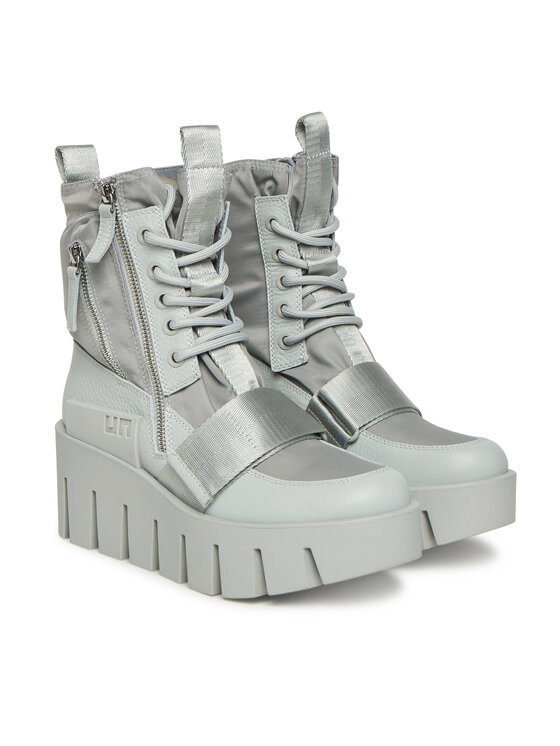 United Nude United Nude Trzewiki Grip Combat Lo 10961919165 Szary