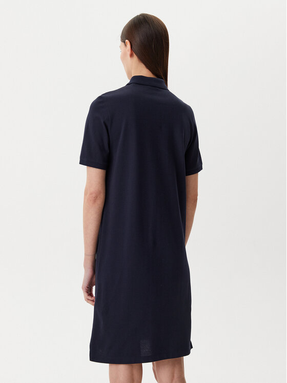 Gant Gant Ежедневна рокля Shield 4201529 Тъмносин Regular Fit
