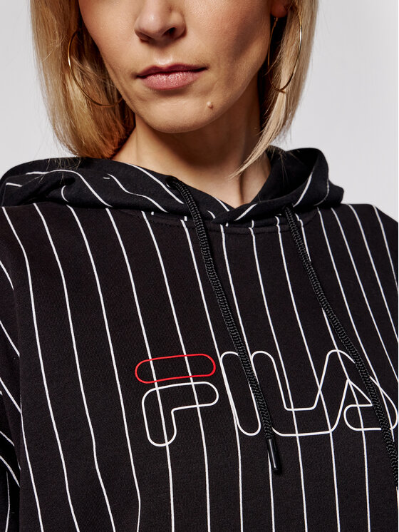 Fila stripe outlet boyfriend hoodie