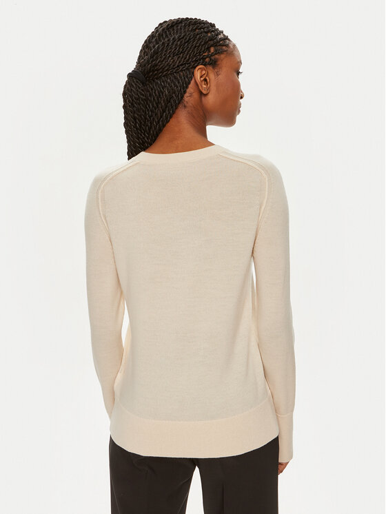Calvin Klein Calvin Klein Sweter K20K207575 Beżowy Regular Fit