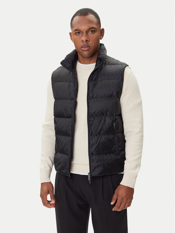 Armani Exchange Armani Exchange Mellény XM001581 AF16628 UC001 Fekete Regular Fit