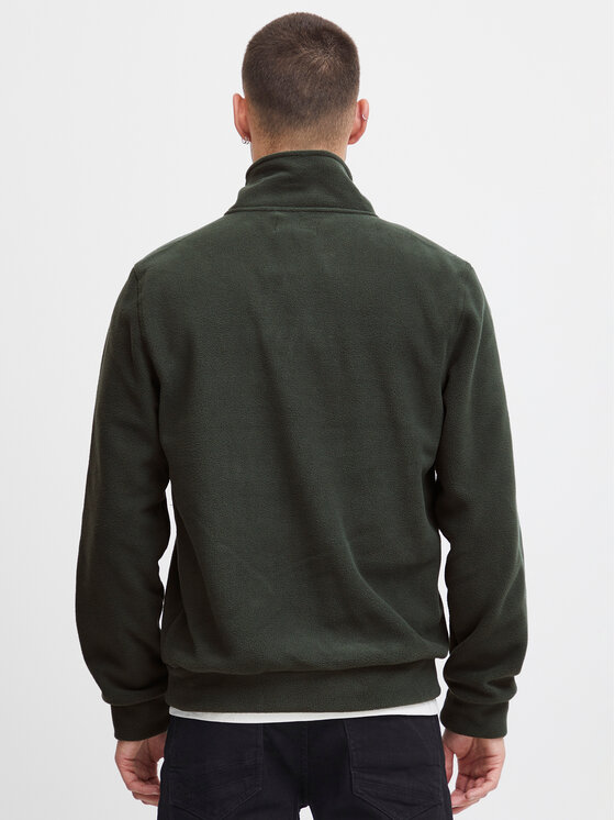 Blend Blend Felpa di pile 20715836 Verde Regular Fit