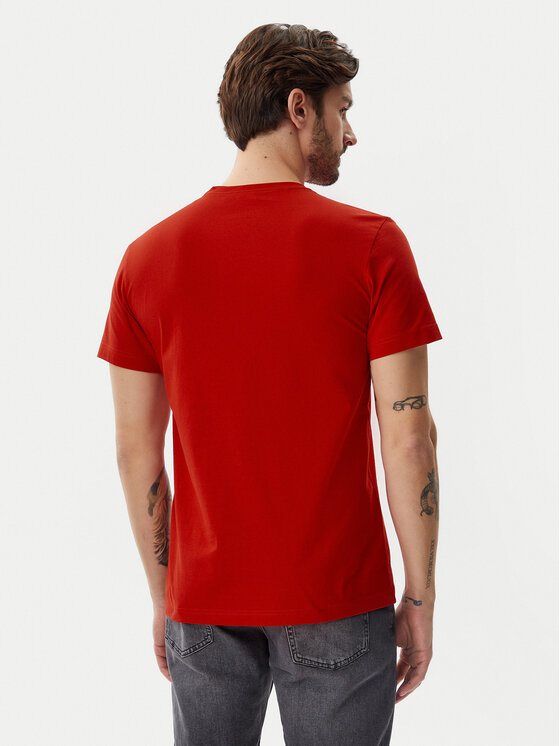 Calvin Klein Jeans Calvin Klein Jeans Marškinėliai Serif Box Graphic J30J327474 Raudona Regular Fit
