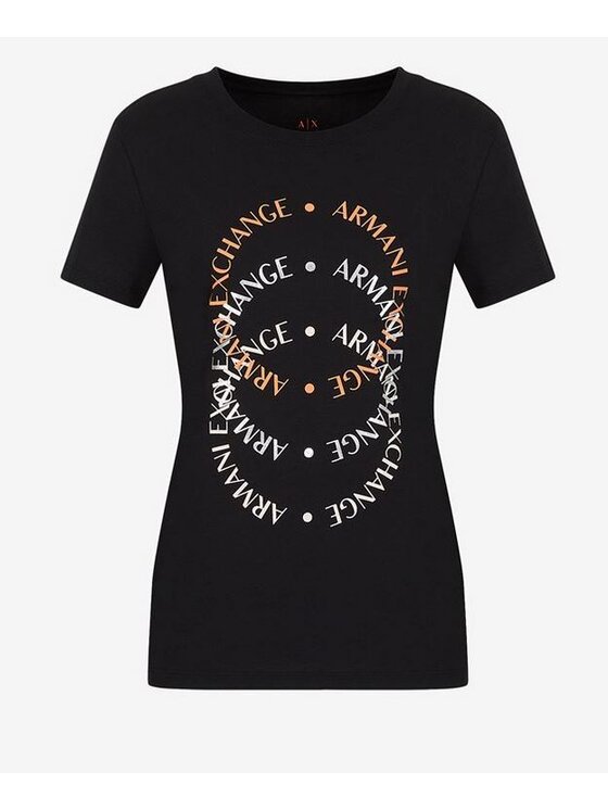 Armani Exchange Armani Exchange T-Shirt 3LYTKH Černá Slim Fit
