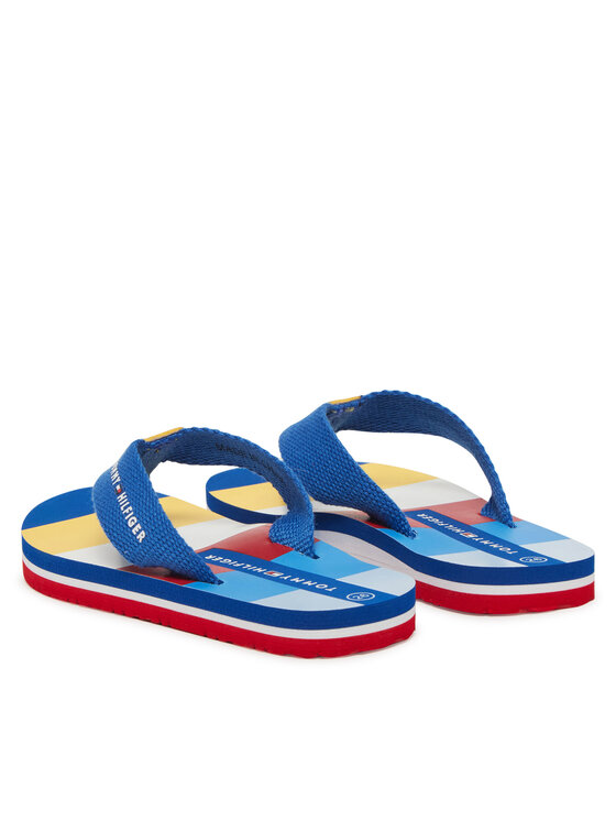 Tommy Hilfiger Tommy Hilfiger Šlepetės per pirštą T3X8-33907-0058Y913 M Tamsiai mėlyna