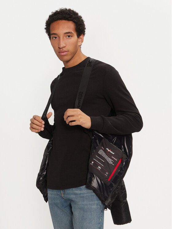 After Label After Label Geacă din puf Chamonix A00015 Negru Regular Fit