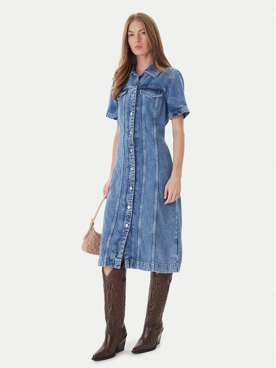 Tommy Hilfiger Tommy Hilfiger Farmer ruha WW0WW46638 Kék Slim Fit