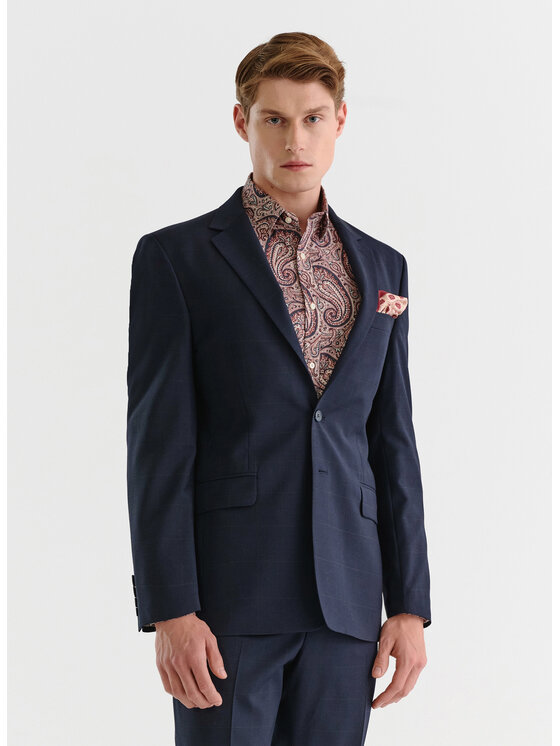 Pako Lorente Pako Lorente Marynarka P23SF-3G-012 Granatowy Slim Fit