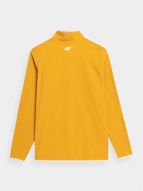 4F 4F Bluza 4FAW22TFSWF142-70S Pomarańczowy Regular Fit