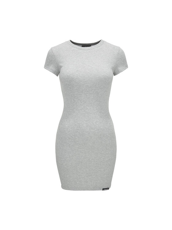 La Mania La Mania Šaty ZOYA Sivá Classic Fit