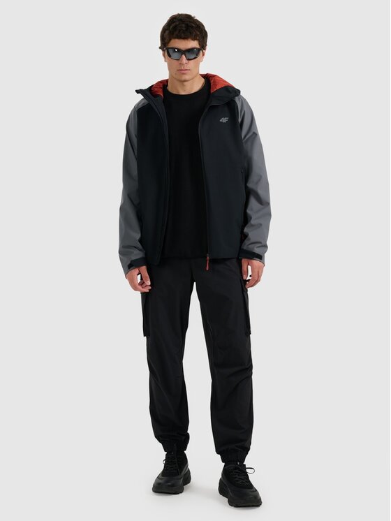 4F 4F Giacca di transizione 4FRAW25TTJAM0963-25S Grigio Regular Fit