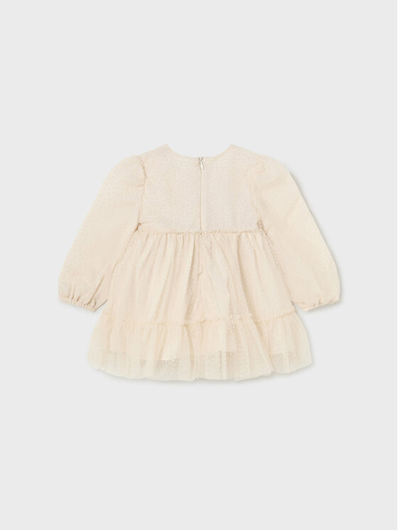 Mayoral Mayoral Elegantes Kleid 2.971 Écru Regular Fit