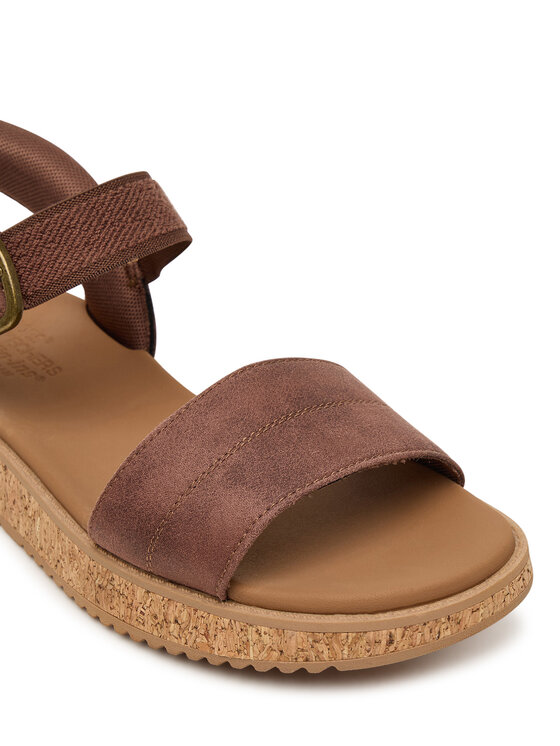 Skechers Skechers Sandały Bobs Sun Vibe 114423/CHOC Brązowy