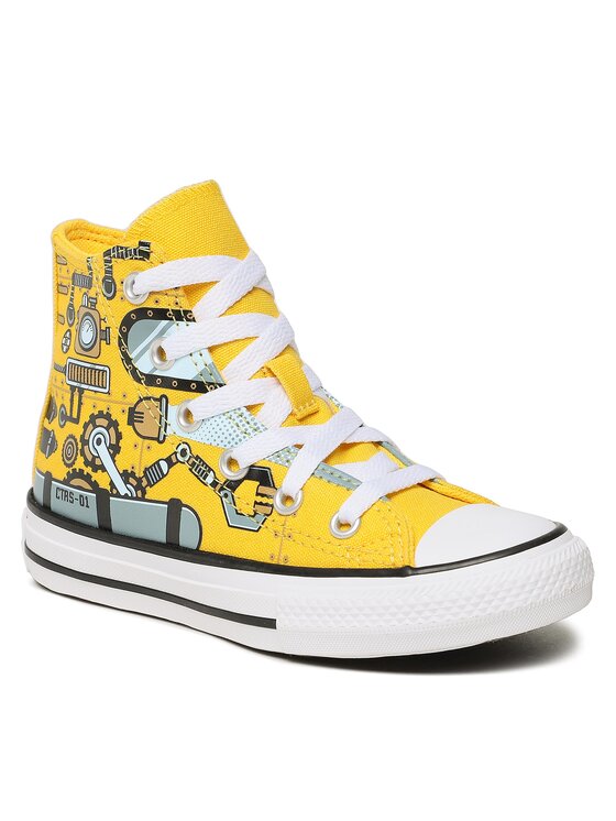 Converse Converse Sneakers aus Stoff Chuck Taylor All Star Hi A03576C Gelb