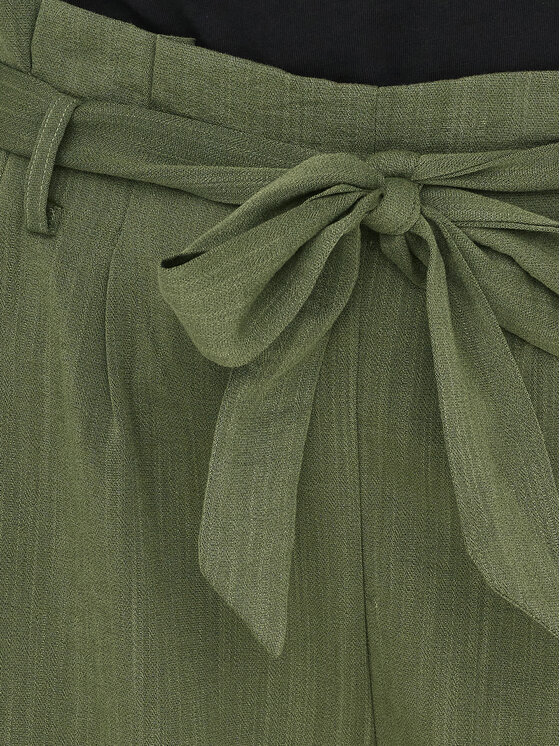 ONLY ONLY Medžiaginės kelnės Marsa 15269628 Žalia Flared Fit