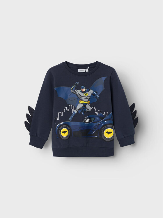 NAME IT Mikina BATMAN Jacobo 13225934 Modrá Regular Fit