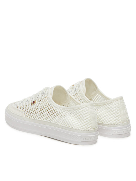 Tommy Hilfiger Tommy Hilfiger Tenisice Th Open Mesh Vulc Sneaker FW0FW08684 Bijela