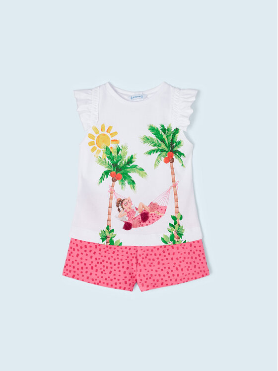 Completo T-shirt e pantaloncini 3215 Multicolore