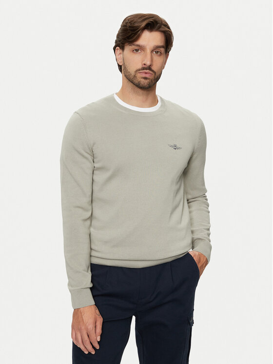 Aeronautica Militare Aeronautica Militare Maglione 242MA1502L506 Beige Regular Fit