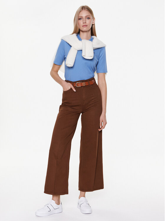 Tommy Hilfiger Tommy Hilfiger Поло Ss WW0WW28578 Голубий Regular Fit