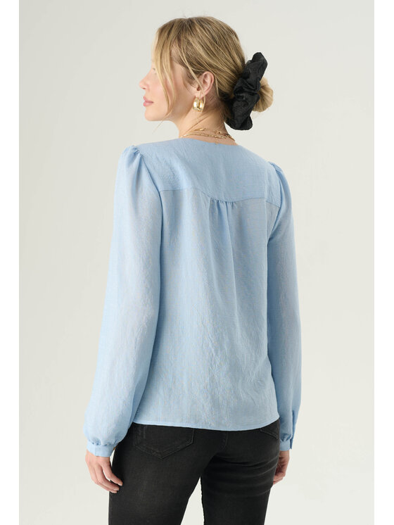 Femestage Femestage Blúzka Femestage ESSENTIAL LINE BLU2310-012 Modrá Regular Fit