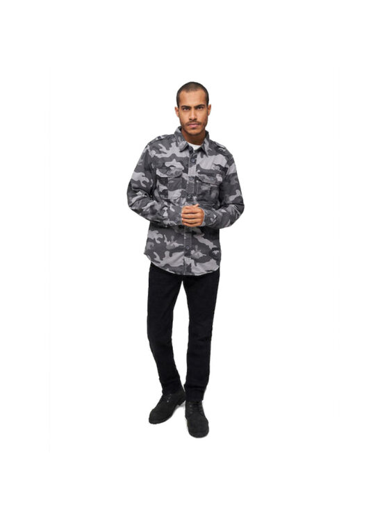 Brandit Brandit Koszula 9373.222.5XL Szary Regular Fit