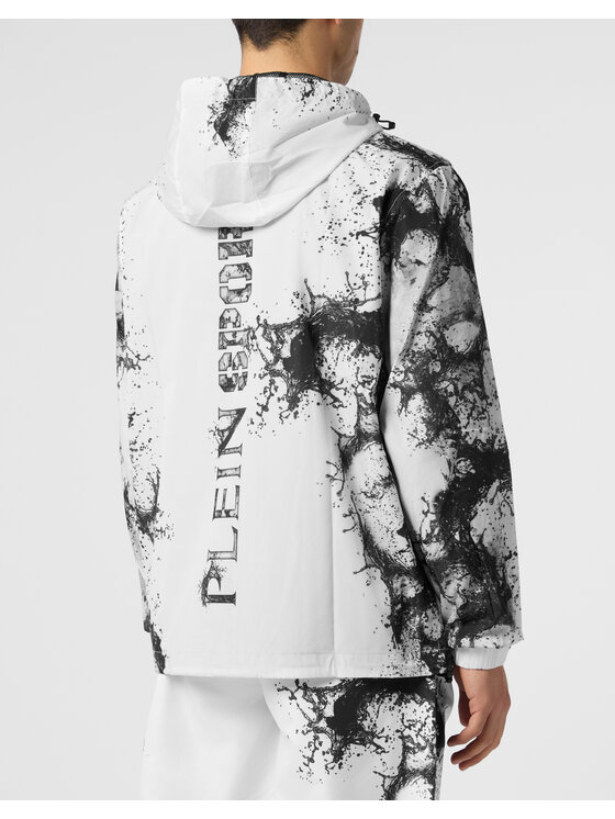 Plein Sport Plein Sport Wiatrówka 28349 Biały Regular Fit