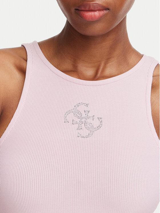 Guess Guess Top W6RP39 KD092 Ružová Regular Fit