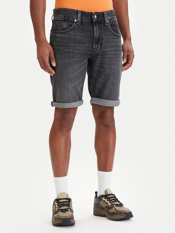 Tommy Jeans Tommy Jeans Džinsa bikses Ronnie DM0DM22976 Melns Slim Fit