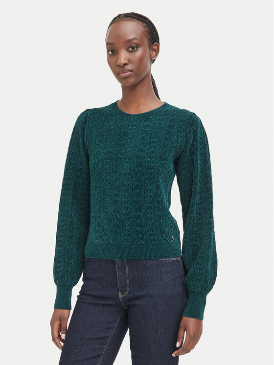 Guess Guess Пуловер W6BR44 Z1441 Зелен Regular Fit