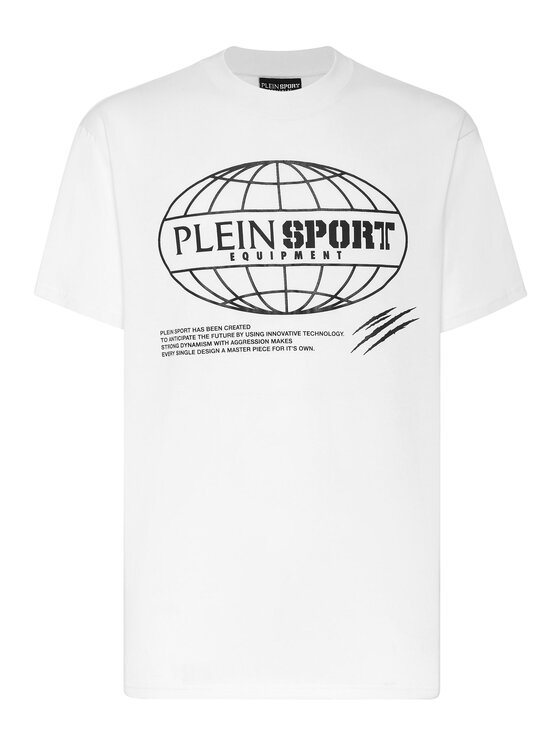 Plein Sport Plein Sport T-Shirt 2127 Biały Regular Fit