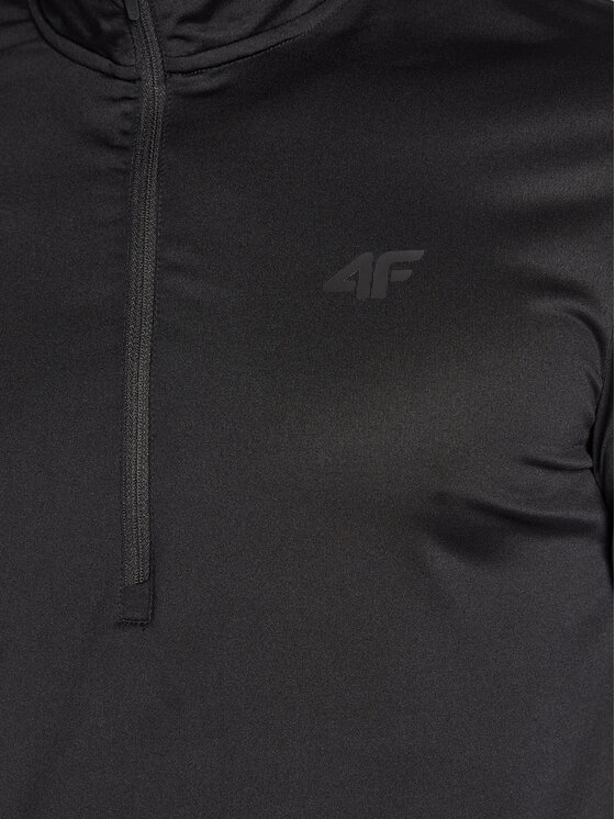 4F 4F Termo bielizeň vrchné diely H4Z22-BIMD030 Čierna Slim Fit