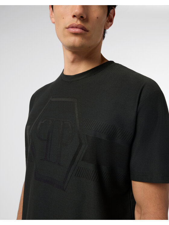 PHILIPP PLEIN PHILIPP PLEIN T-Shirt 29878 Czarny Regular Fit