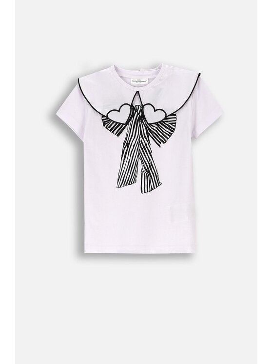 Coccodrillo Coccodrillo T-Shirt ZC4143202CGK-001 Biały Regular Fit