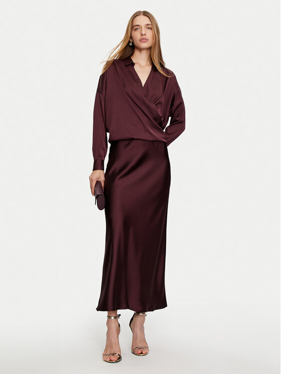 Imperial Imperial Maksi svārki GHN4IBA Bordo Regular Fit