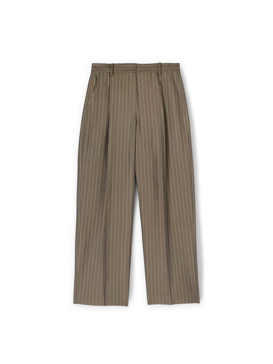 Motivi Motivi Spodnie materiałowe P079Q004138N0Z5 Szary Baggy Fit