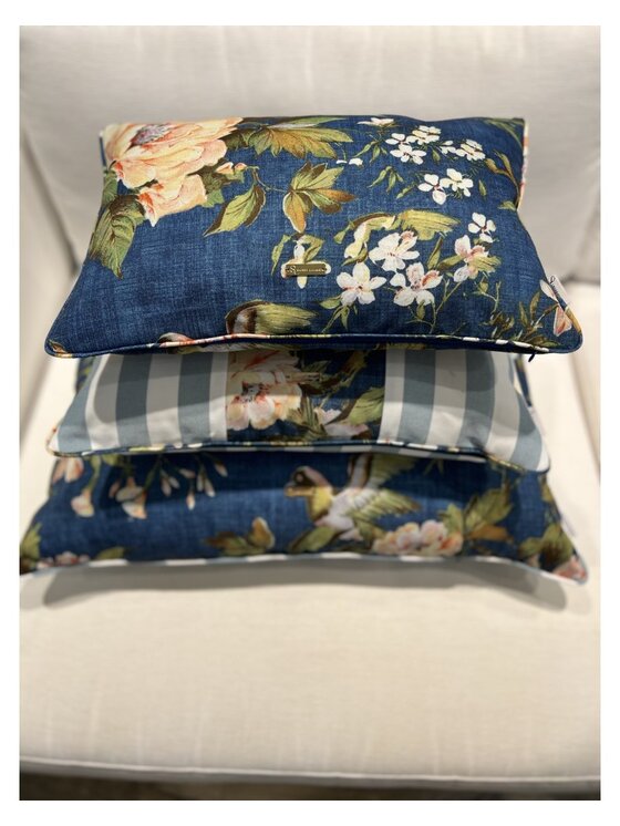 Sweet Living Sweet Living Poduszka Poduszka outdoor Mystery SL Collection Basic Niebieski