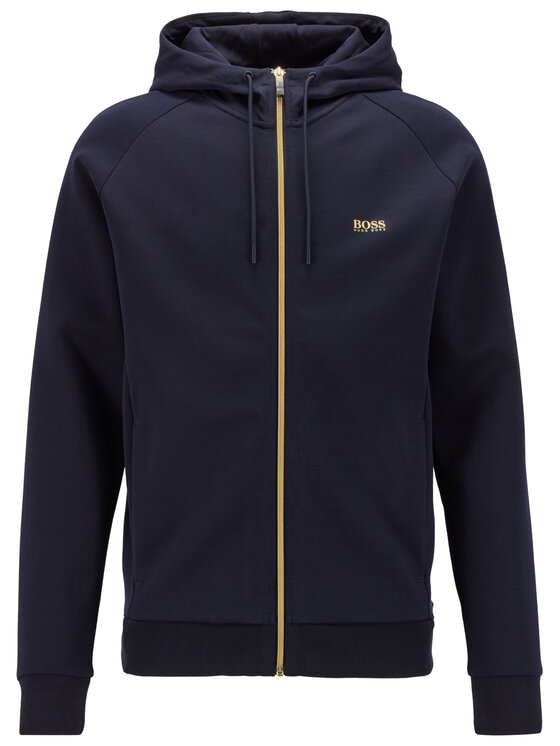 BOSS Boss Majica dugih rukava Shaggy 1 50434923 Tamnoplava Regular Fit