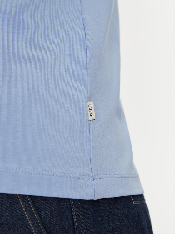 Guess Jeans Guess Jeans T-Shirt W5RI54 J1314 Niebieski Regular Fit