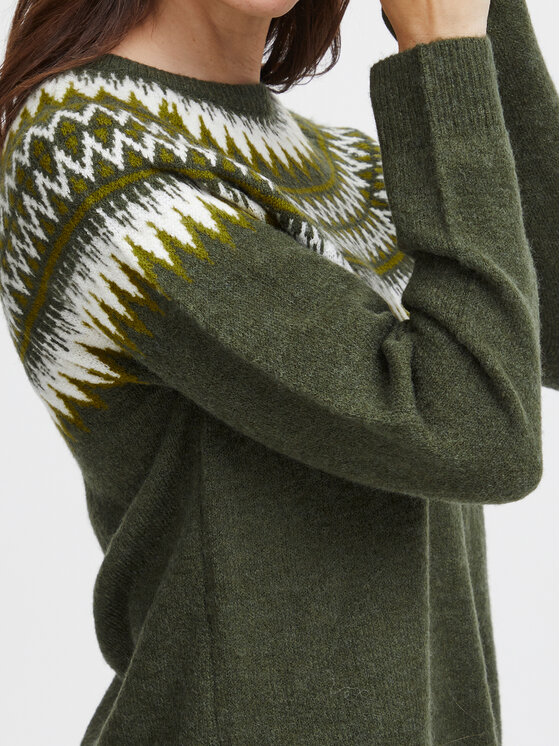 Fransa Fransa Maglione 20612945 Verde Regular Fit