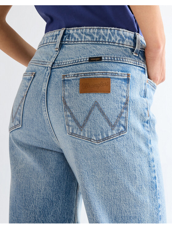 Wrangler Wrangler Jeansy LOOSE STRAIGHT Niebieski Loose Fit