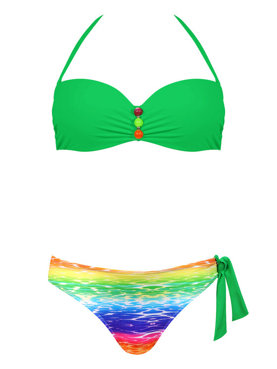 Miss Lou Miss Lou Bikini ML002 Zielony