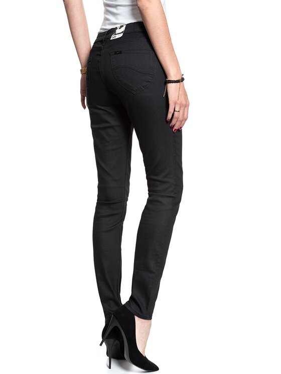 Lee Lee Jeansy SCARLETT Czarny Skinny Fit