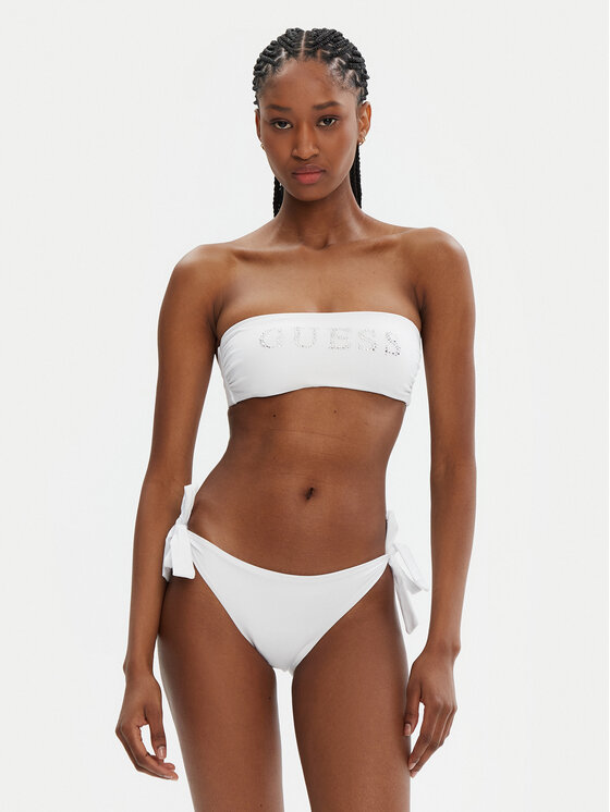 Guess Guess Bikinio apačia E5GO32 LY00K Balta