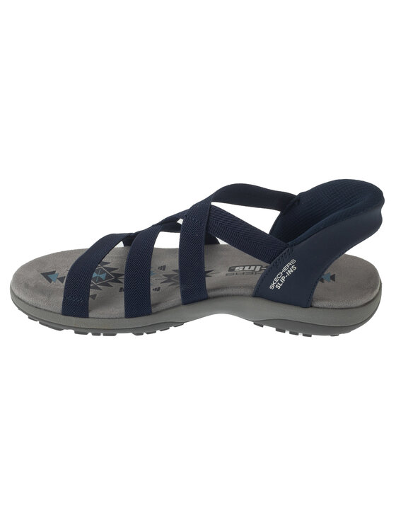 Skechers Skechers Sandały Skechers Slip-Ins: Reggae Slim - Stretch Flex Granatowy