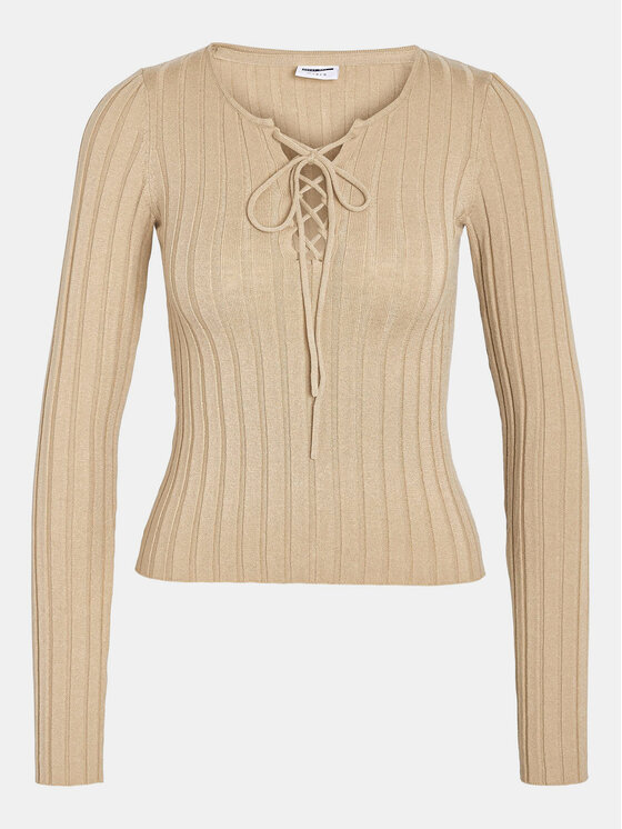 Noisy May Noisy May Bluza Freya 27028880 Bež Slim Fit