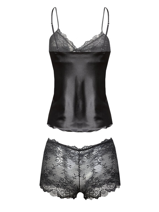 DKaren Lingerie DKaren Lingerie Komplet bielizny Nevada Czarny Classic Fit