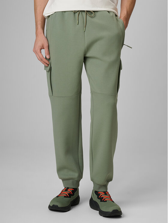 4F 4F Spodnie dresowe NATURE’S TRAIL Khaki Regular Fit