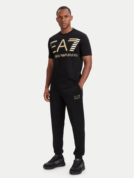 EA7 Emporio Armani EA7 Emporio Armani Marškinėliai 7M002200 AF27188 MC004 Juoda Regular Fit