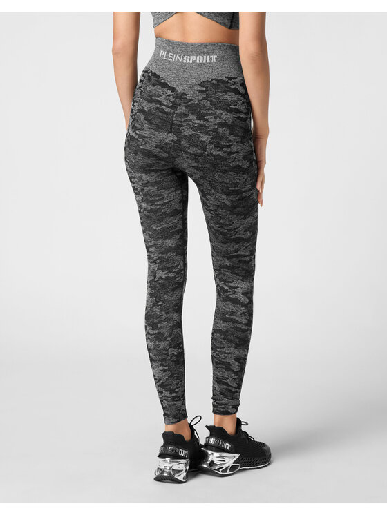 Plein Sport Plein Sport Legginsy 22157 Czarny Active Fit